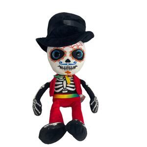 Wishpets XOXO Dolls Day of the Dead Doll MATEO SKELETON 16" Plush STUFFED Toy